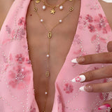 COLLIER STAR, SHELL AND PEARL