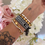 BRACELET I WILL ALYAYS CHOOSE YOU NOIR