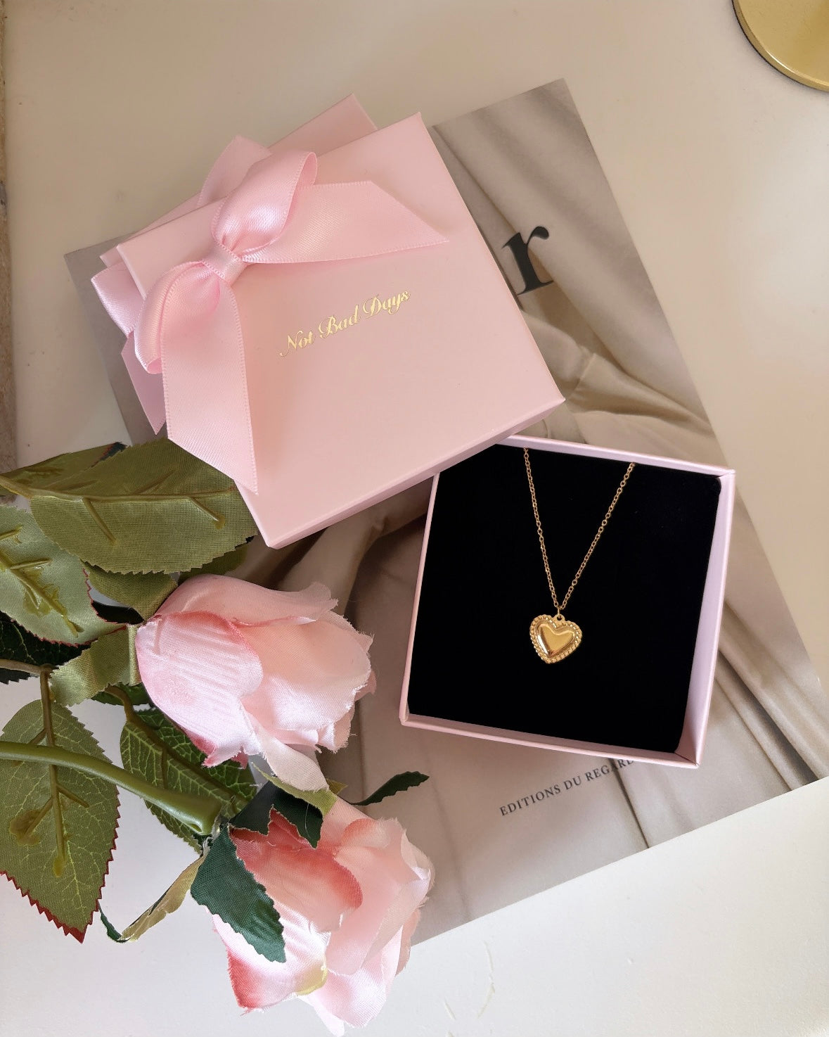 ÉCRIN BIJOUX ROSE