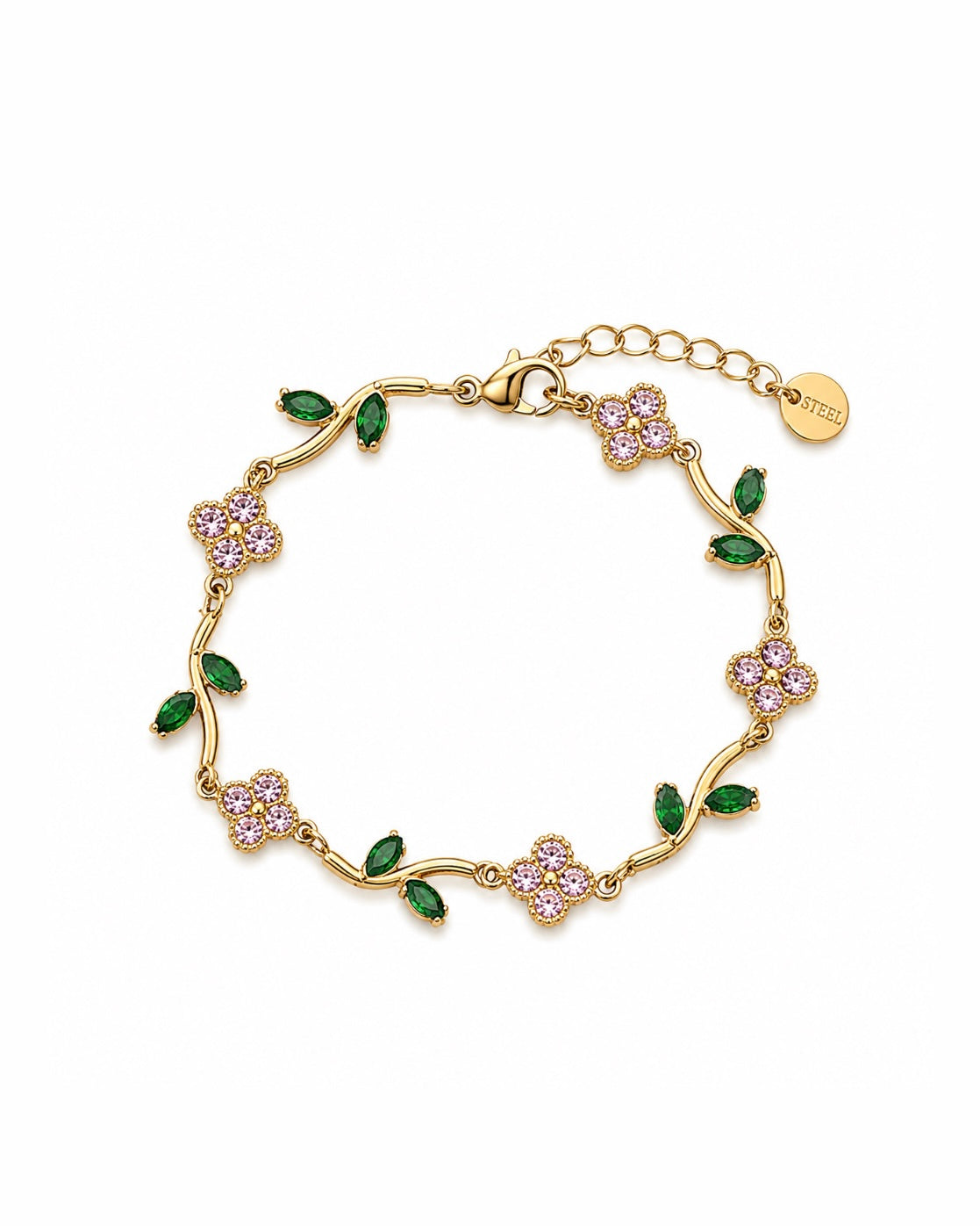 BRACELET JARDIN FLEURI BLUSH