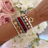 BRACELET STRANGER THINGS ROUGE