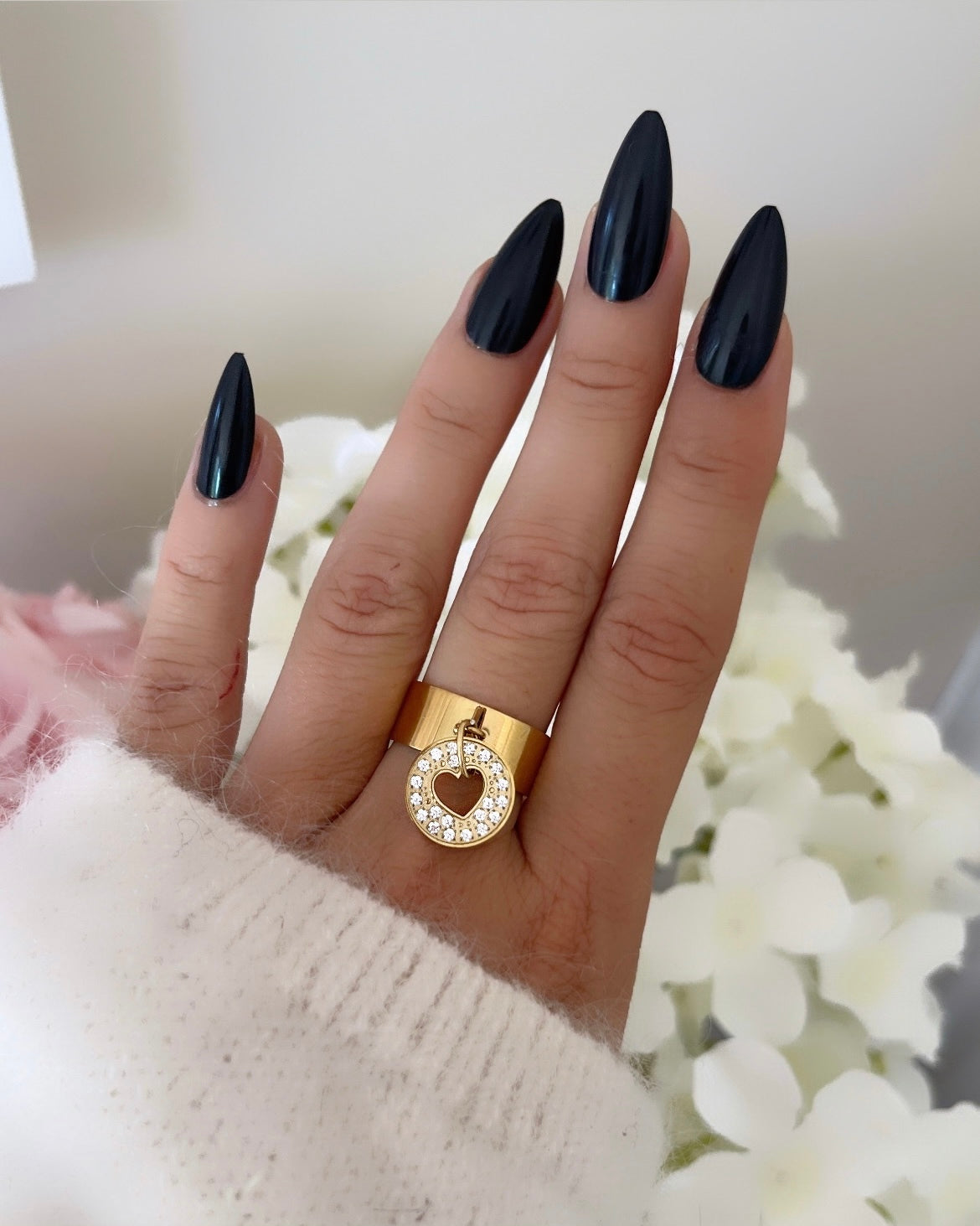 BAGUE BRELOQUE COEUR