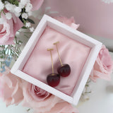 Boucles d’oreilles cerises