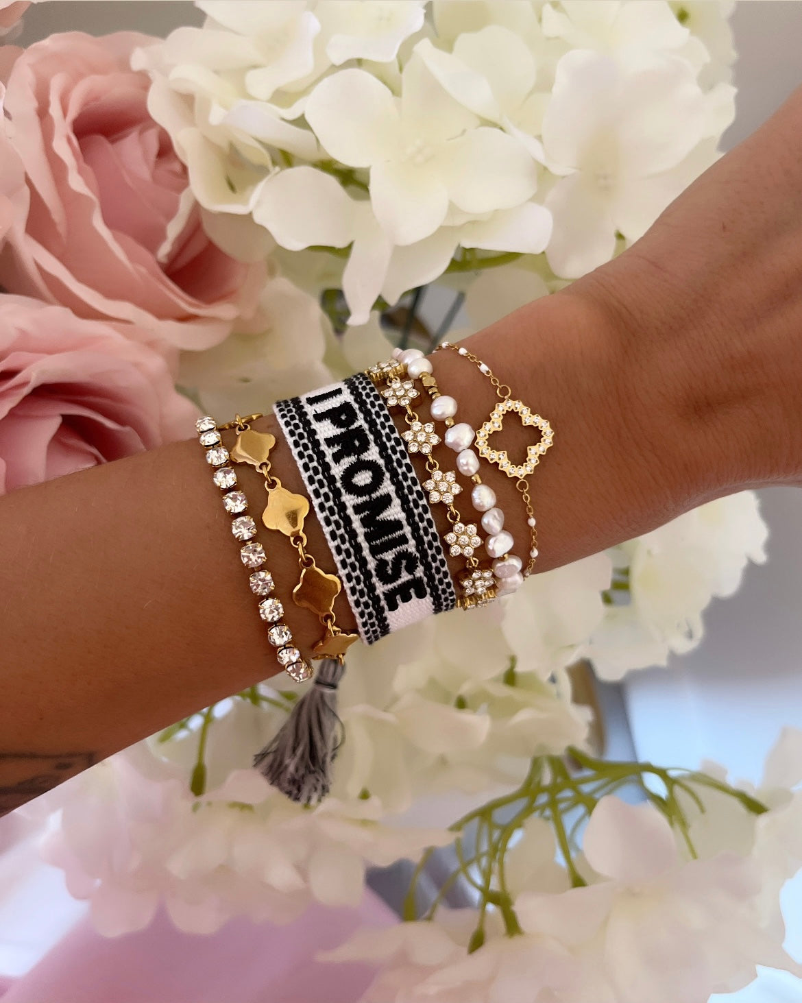 BRACELET BRODÉ I PROMISE