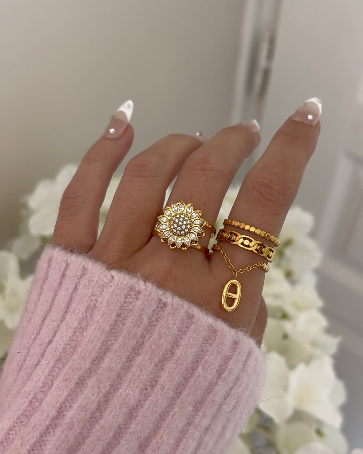 BAGUE ANTI-STRESS FLEUR