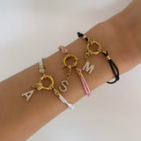 BRACELET CORDON INITIAL