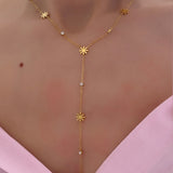 COLLIER CHEMIN DE FLEURS