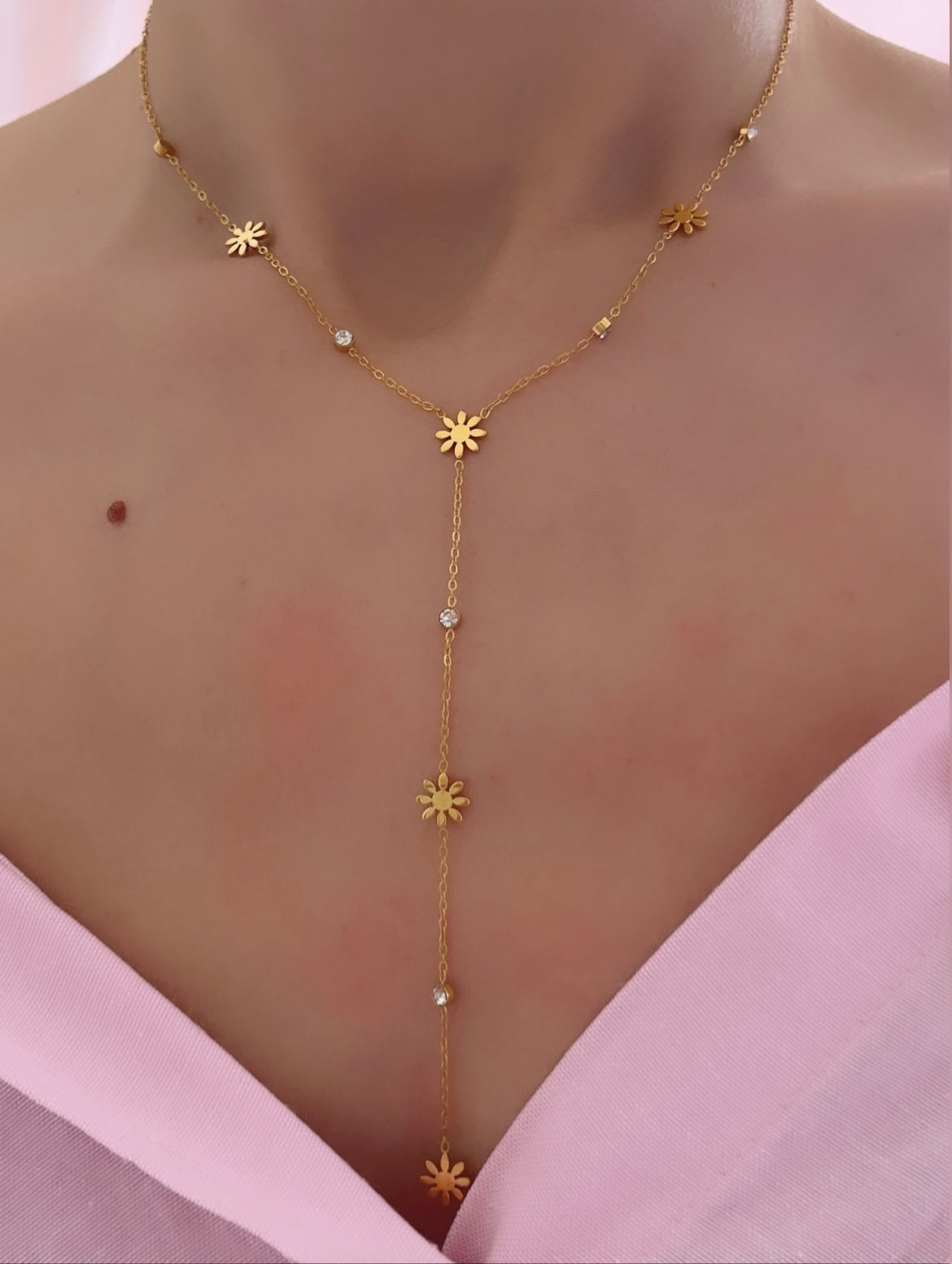 COLLIER CHEMIN DE FLEURS