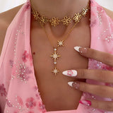 COLLIER CASCADE D’ÉTOILES