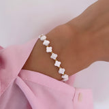 BRACELET NACRÉ TRÈFLE