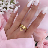 BAGUE TRÈFLE SIMPLE