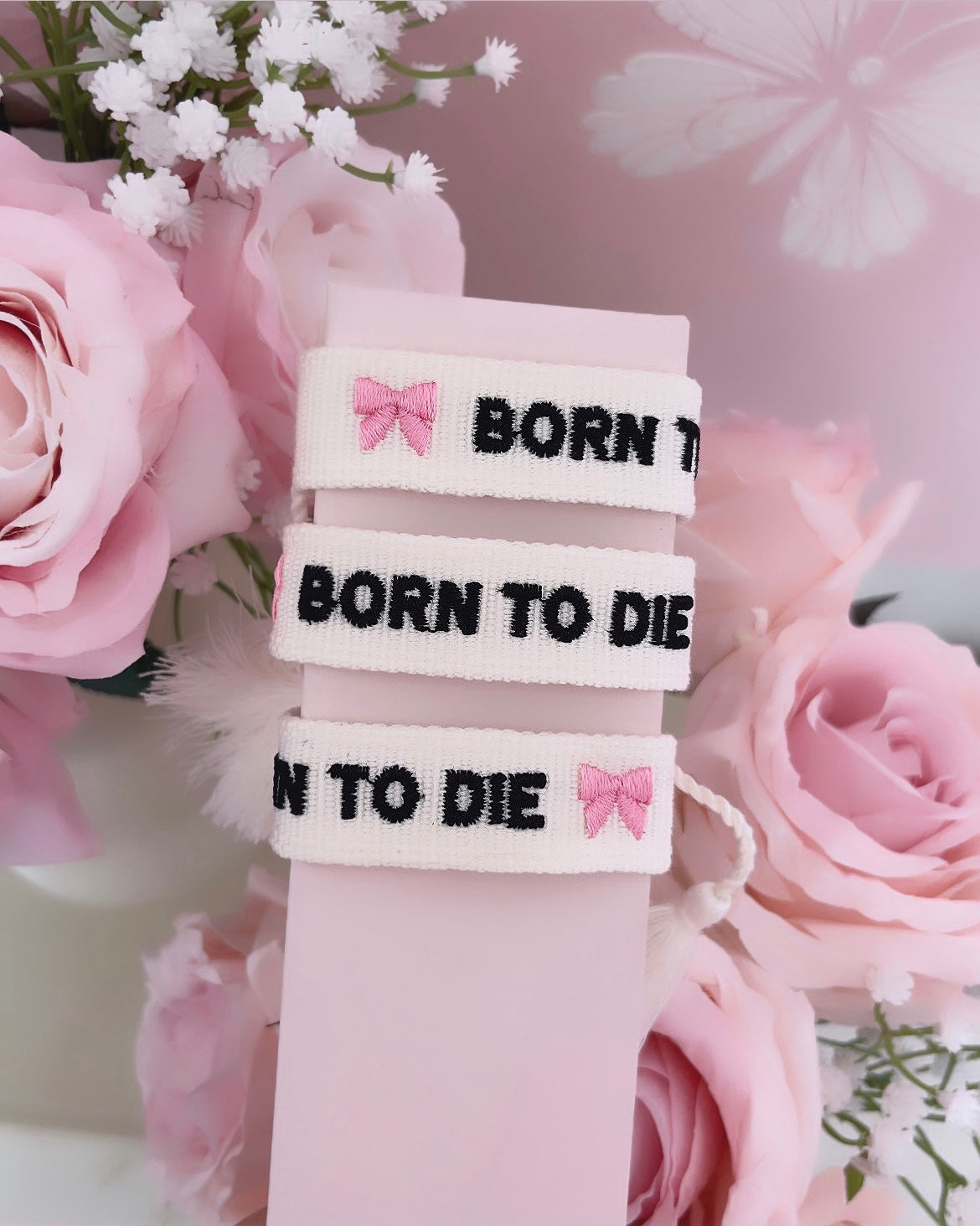BRACELET BRODÉ BORN TO DIE