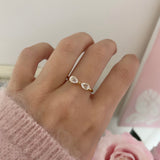 BAGUE DOUBLE GOUTTES