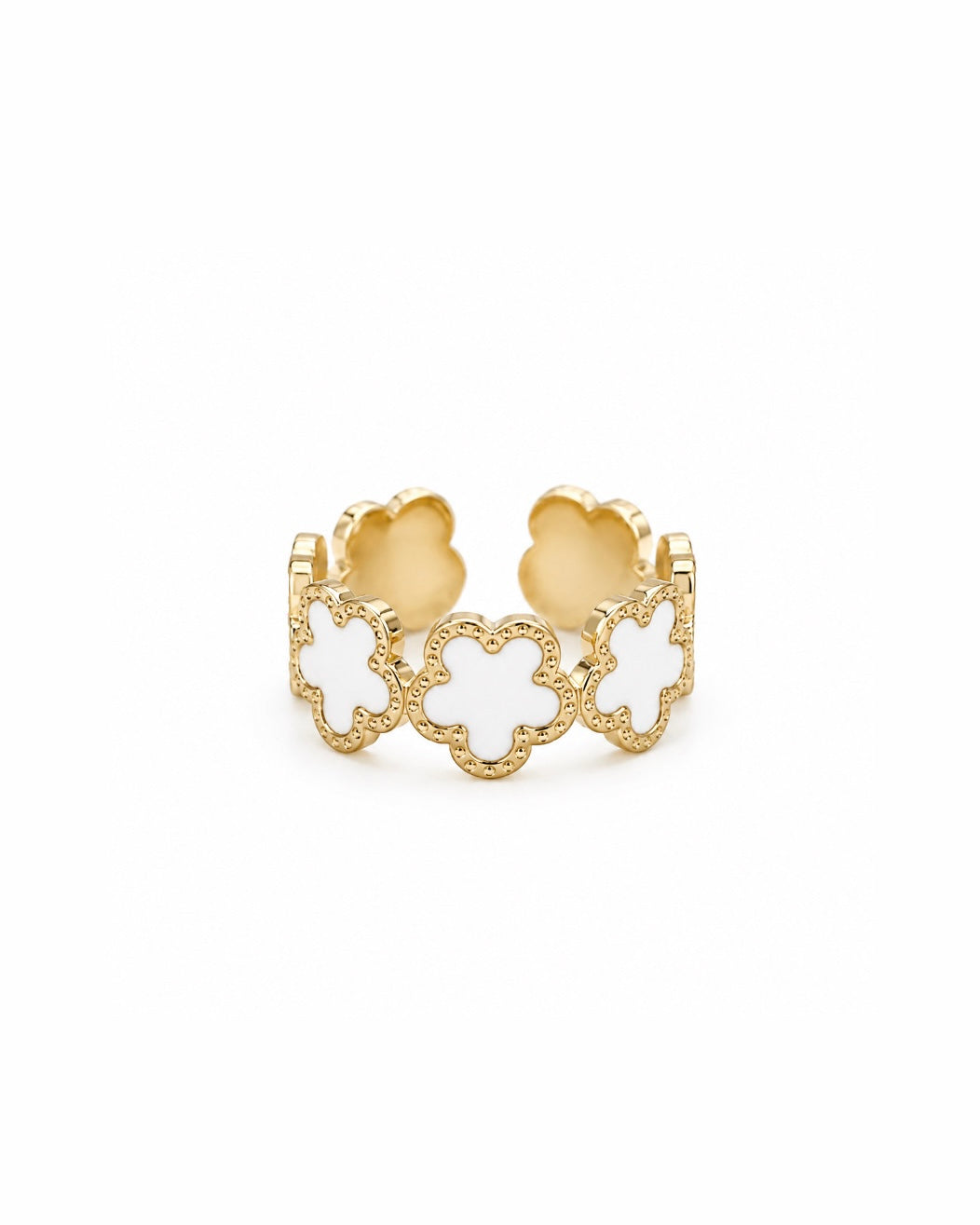 BAGUE ENCHANTÉE BLANC