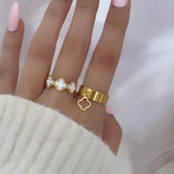 BAGUE TRÈFLE SIMPLE