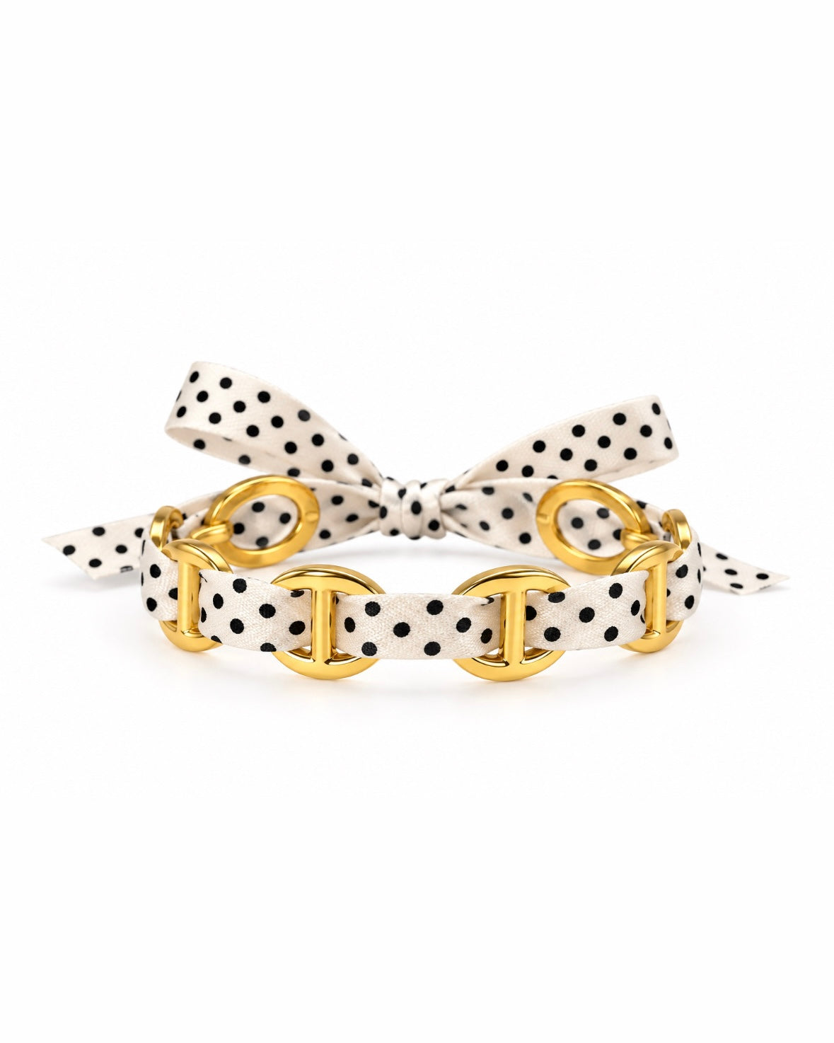 JONC POLKA DOT BLANC