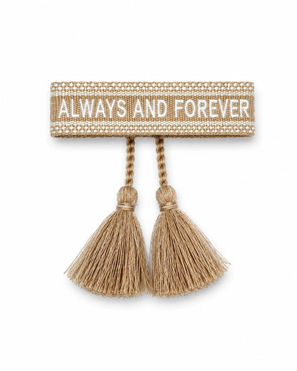 BRACELET ALWAYS AND FOREVER BEIGE