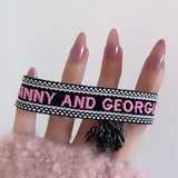 Bracelet brodé « GINNY AND GEORGIA »