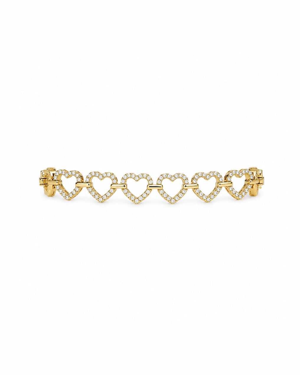 BRACELET GUIRLANDE DE CŒUR SHINE