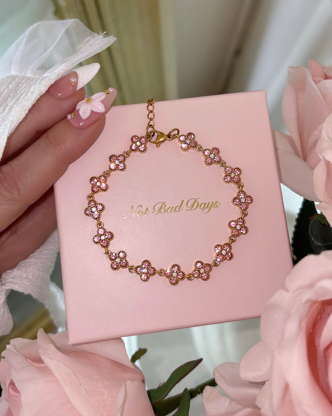 BRACELET ICONIC ROSE CLAIR