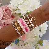 BRACELET BRODÉ XOXO GOSSIP GIRL