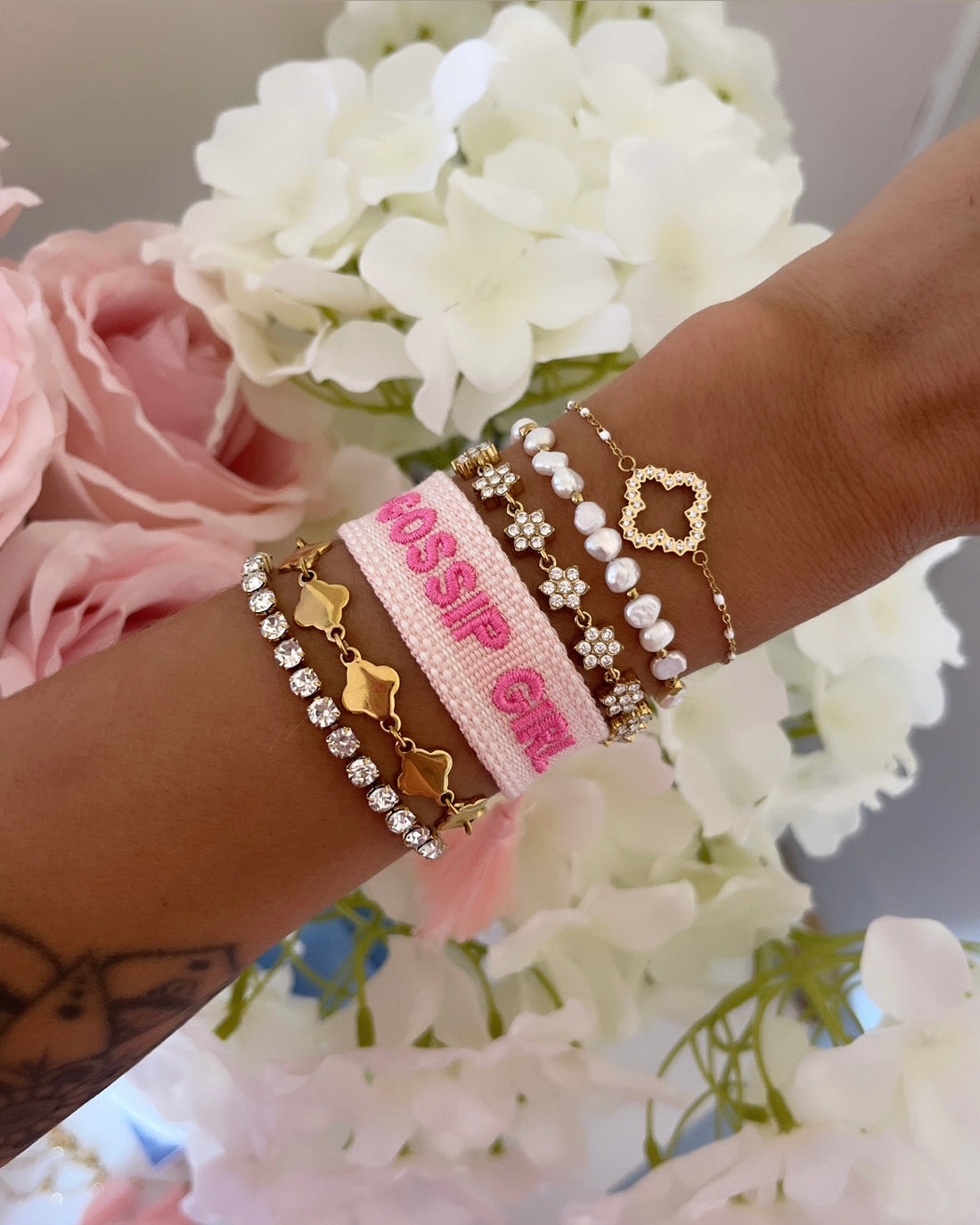 BRACELET BRODÉ XOXO GOSSIP GIRL