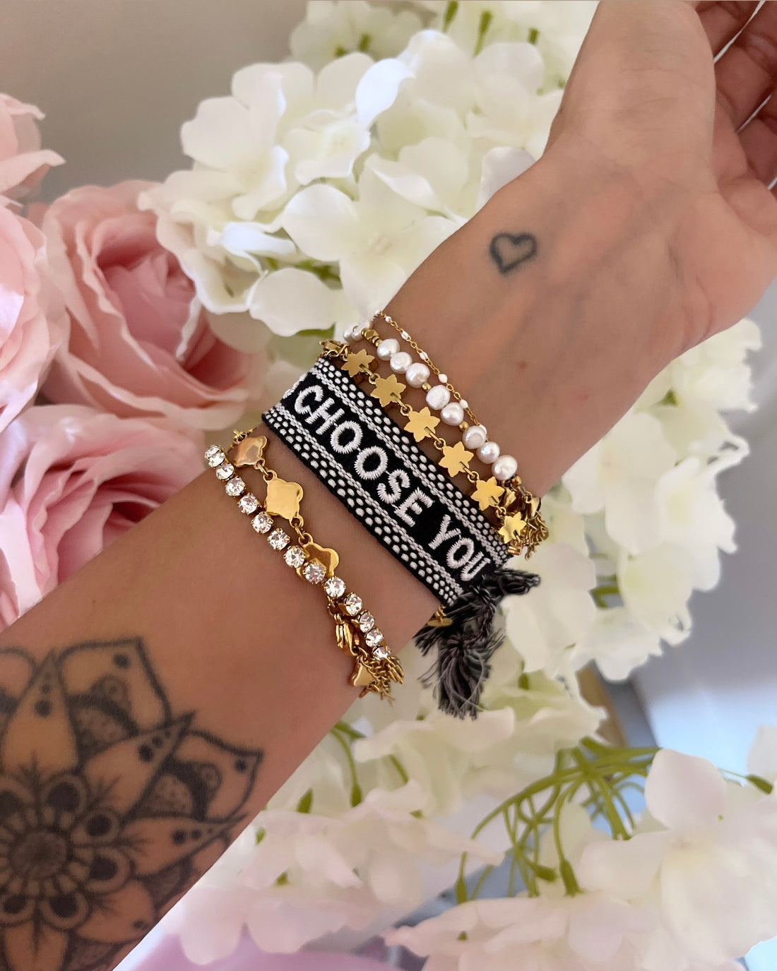 BRACELET  I WILL ALYAYS CHOOSE YOU NOIR