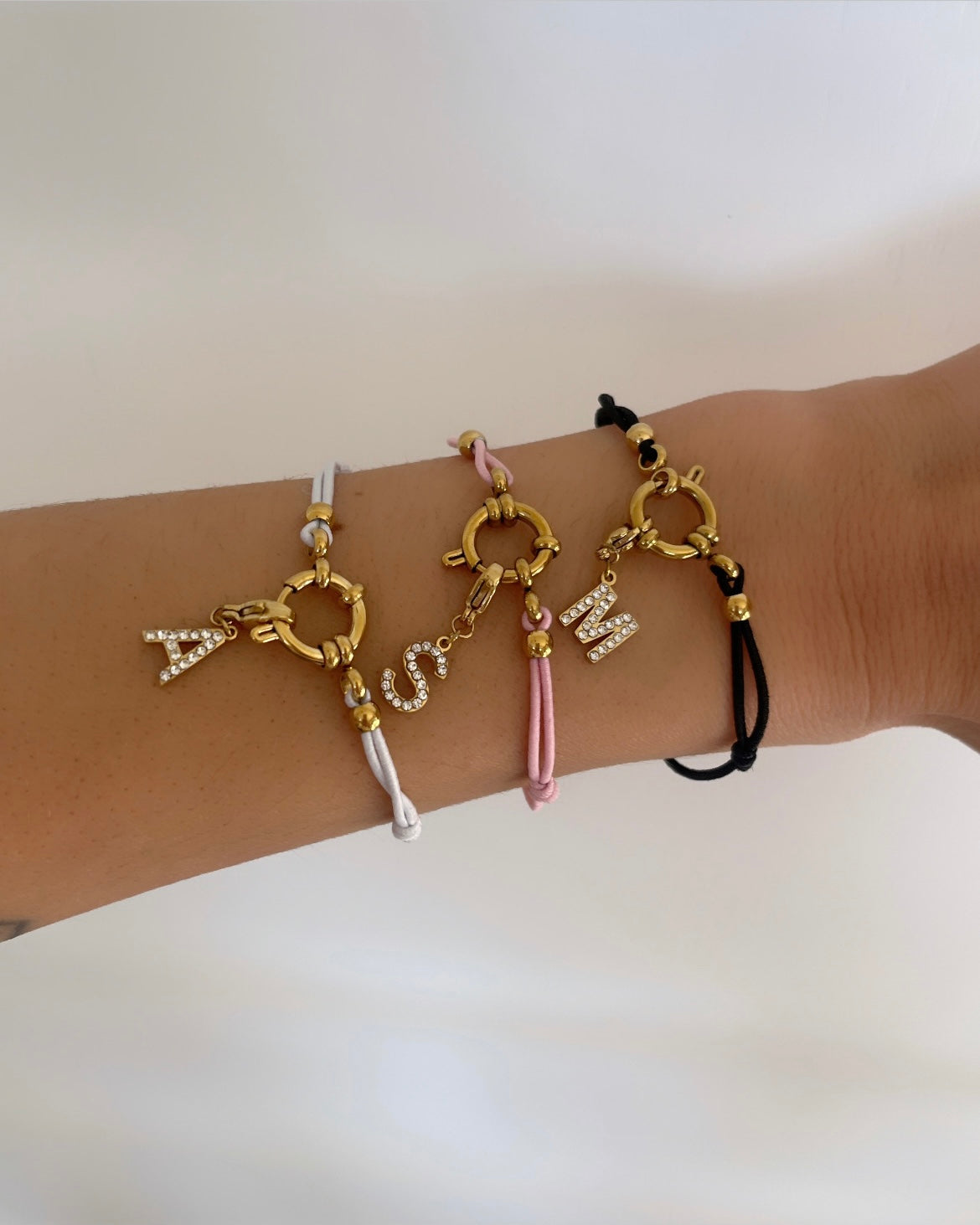BRACELET CORDON INITIAL