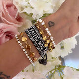 BRACELET BRODÉ DE QUOI QUE SOIENT FAITES NOS AMES