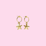 BOUCLES D’OREILLES PETITES ÉTOILES DE MER