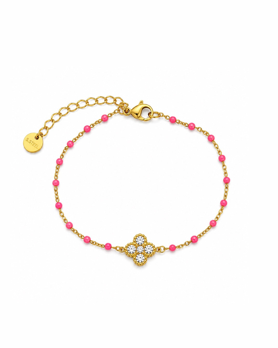 BRACELETS ETERNITY ROSE FLUO