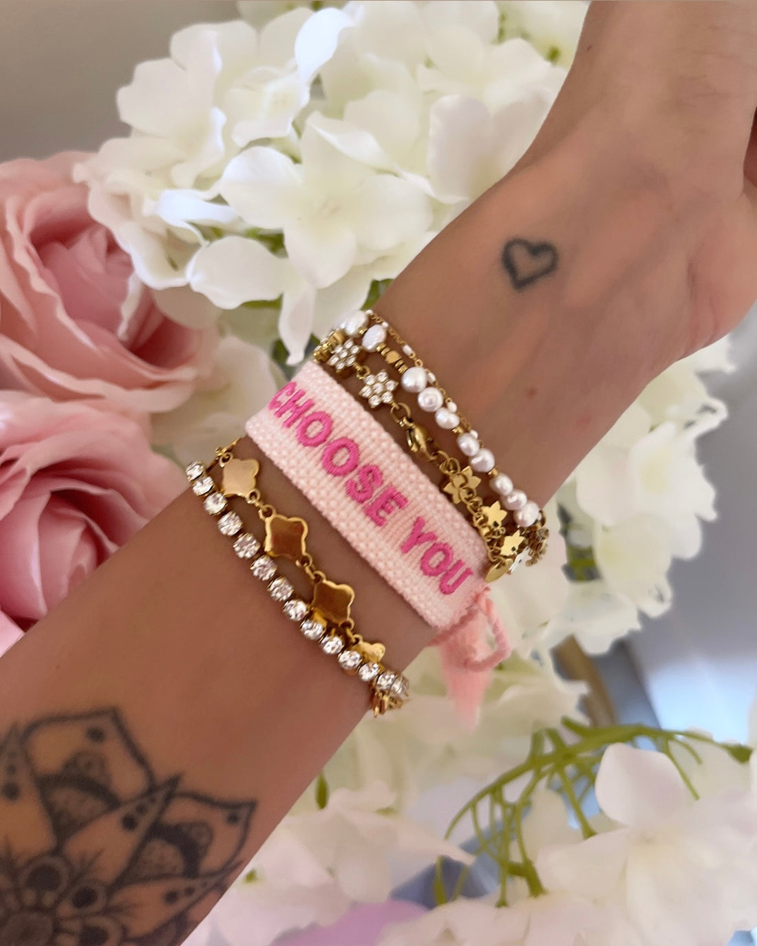 BRACELET I WILL ALYAYS CHOOSE YOU ROSE