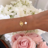 BRACELET DOUBLE RANGS SOLEIL