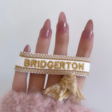 Bracelet brodé « Bridgerton »