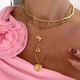 COLLIER MINI LETTRE BUBBLE