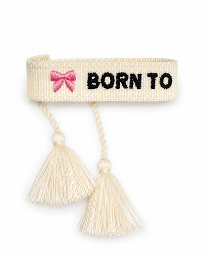 BRACELET BRODÉ BORN TO DIE