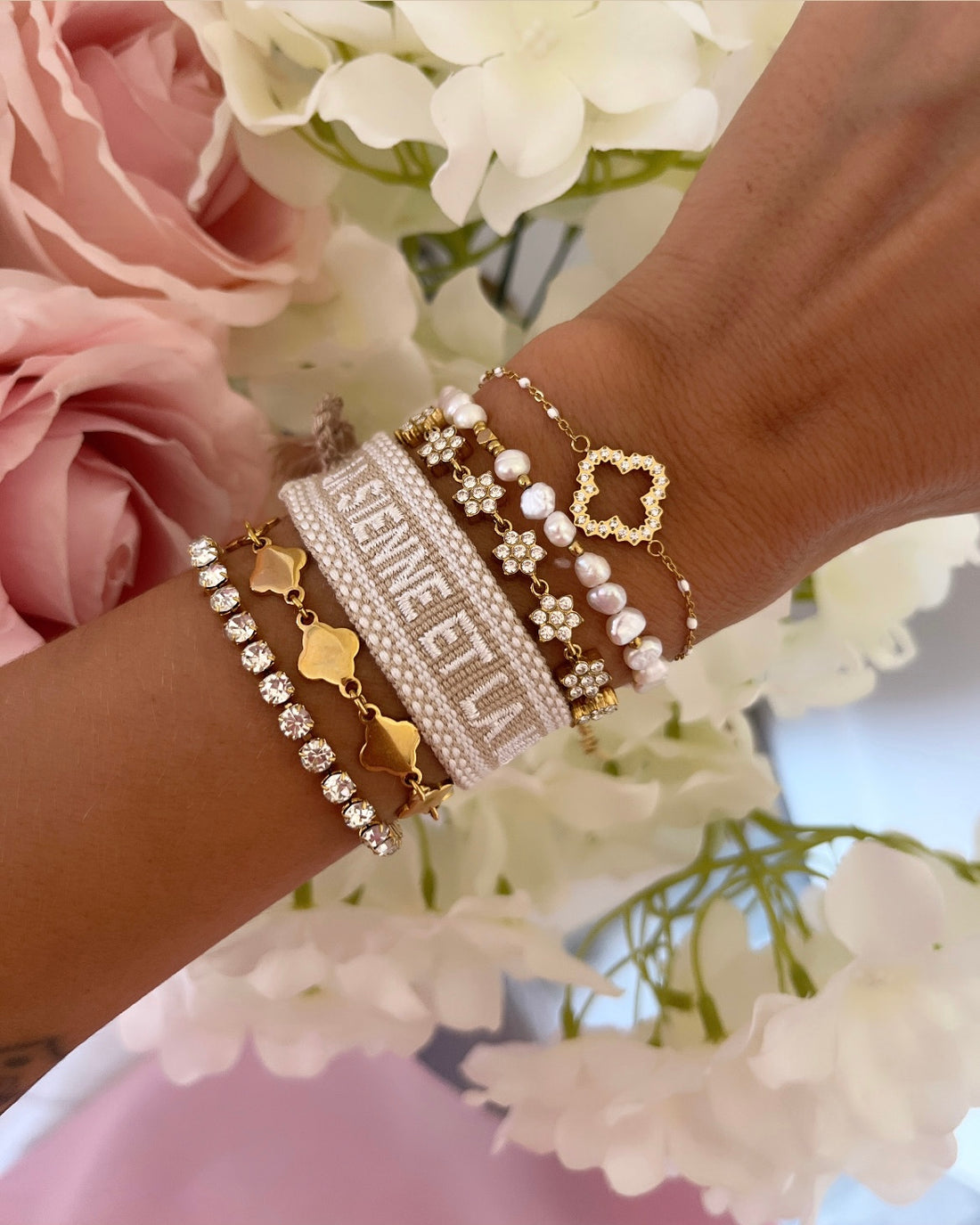 BRACELET LA SIENNE ET LA MIENNE SONT PAREILLES BEIGE