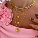 COLLIER MINI LETTRE BUBBLE