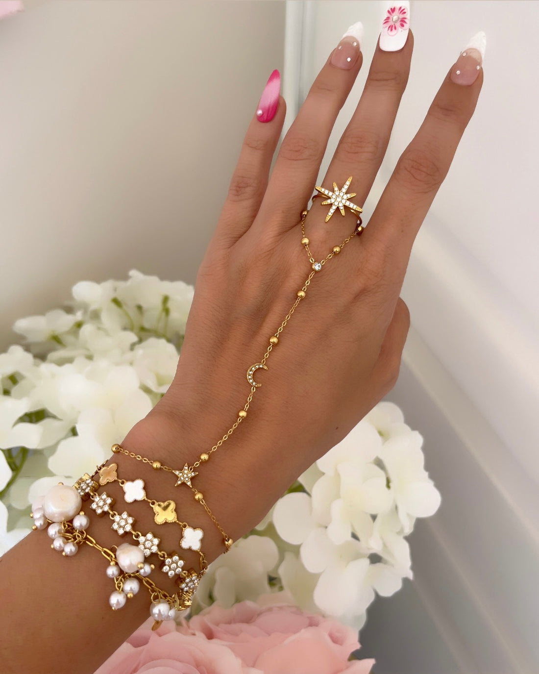 CHAÎNE DE MAIN MOON AND STAR