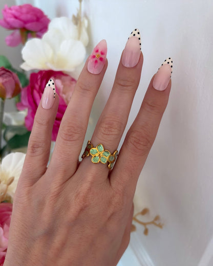 BAGUE FLORA