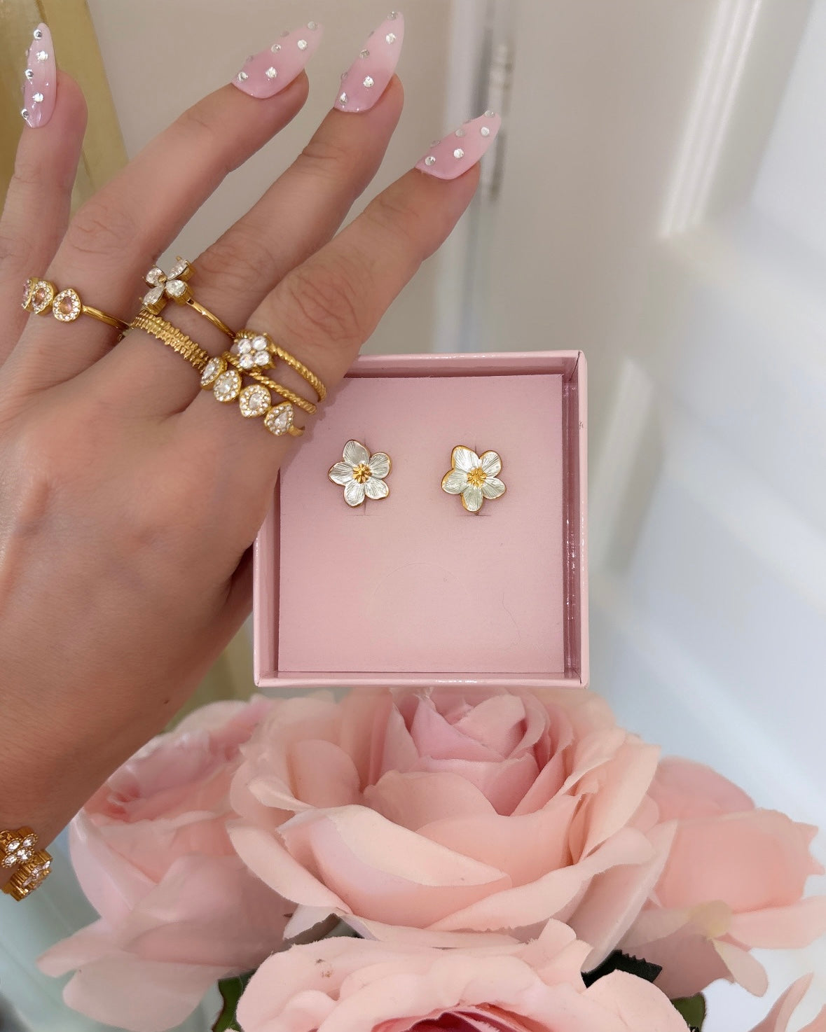 BOUCLES D’OREILLES FLORA