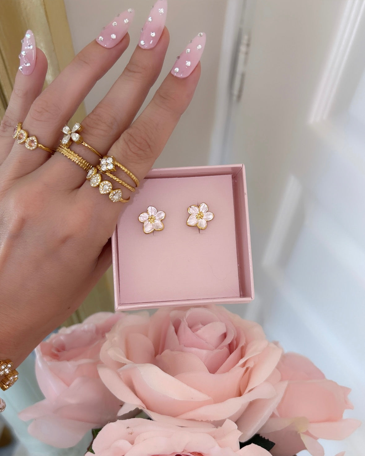 BOUCLES D’OREILLES FLORA