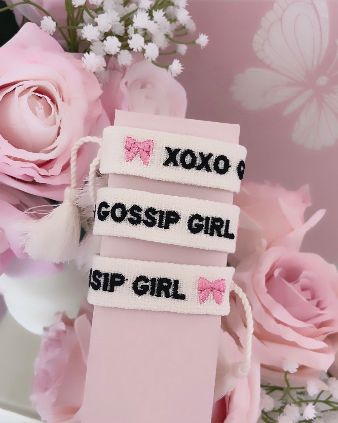 BRACELET XOXO GOSSIP GIRL NOEUDS