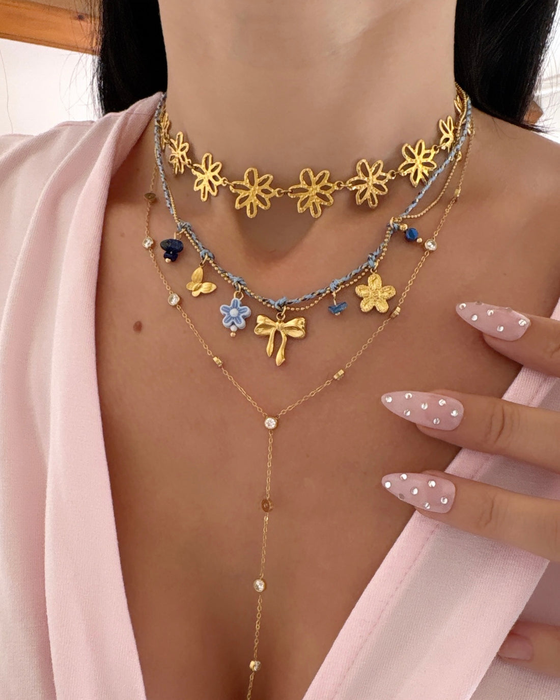 COLLIER BLUE COQUETTE