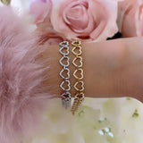 BRACELET GUIRLANDE DE CŒUR SHINE