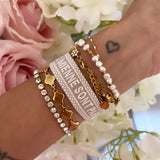 BRACELET LA SIENNE ET LA MIENNE SONT PAREILLES BEIGE