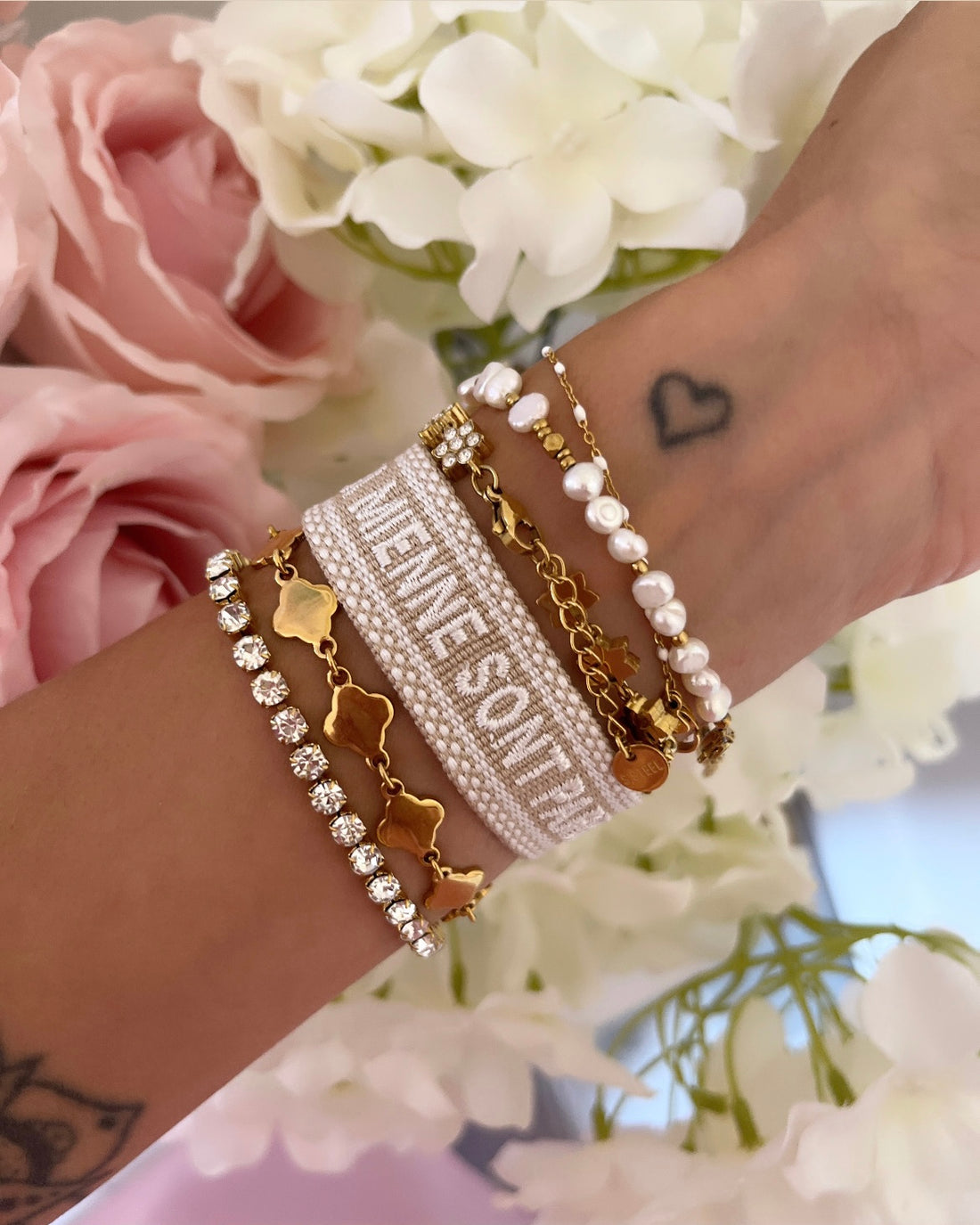 BRACELET LA SIENNE ET LA MIENNE SONT PAREILLES BEIGE