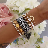 BRACELET BRODÉ WEDNESDAY