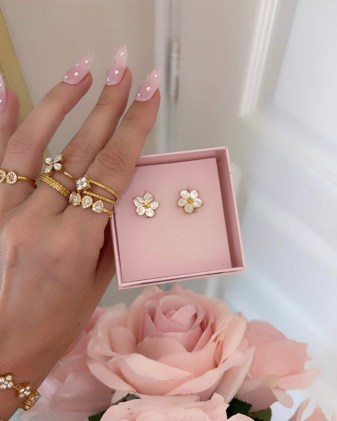 BOUCLES D’OREILLES FLORA