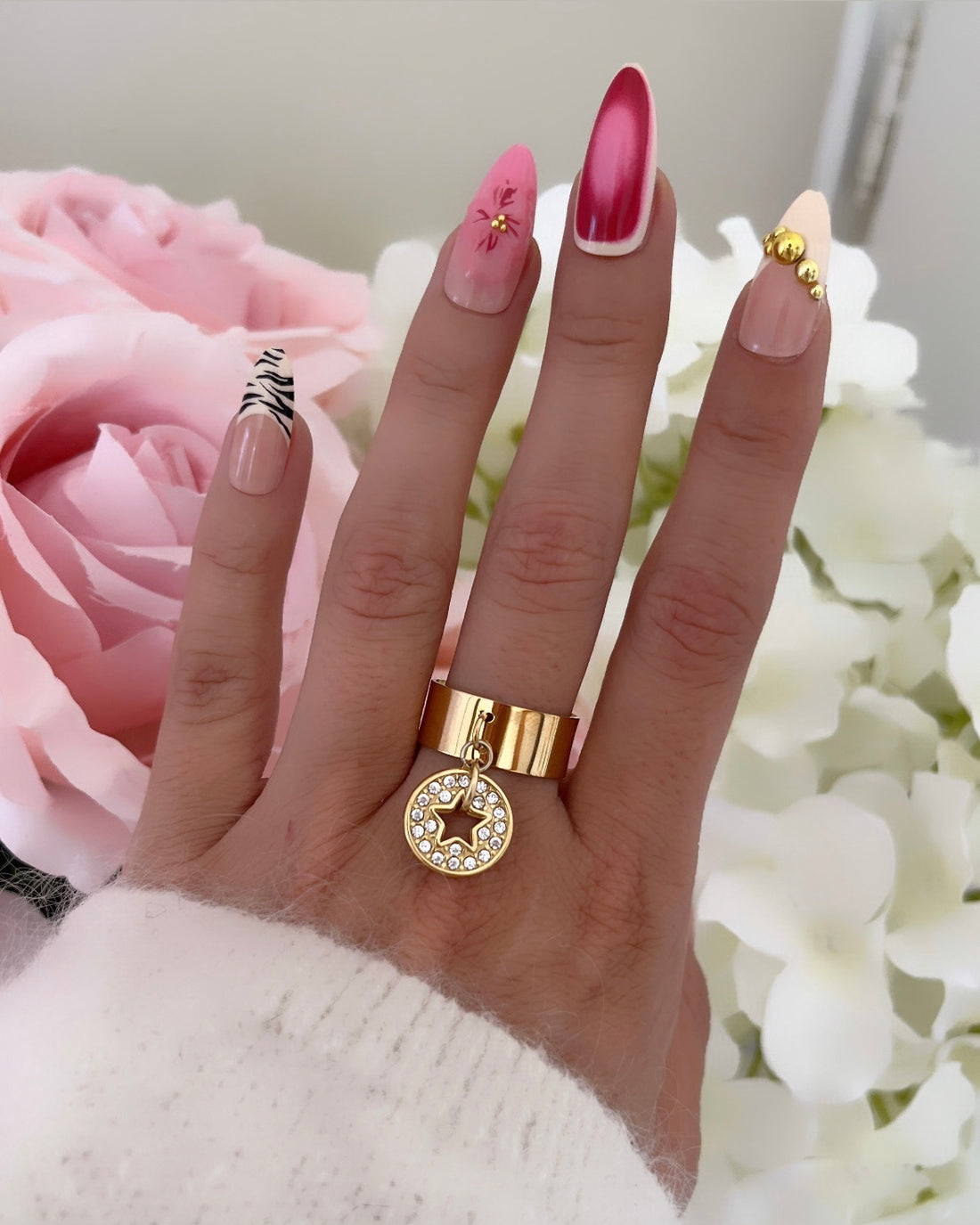 BAGUE BRELOQUE ÉTOILE